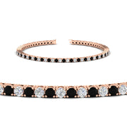 2-Carat-Diamond-Tennis-Bracelet-with-Black-Diamond-In-Rose-Gold-FDBRC8635ROGBLACKANGLE2-2.00-CT-NL-RG